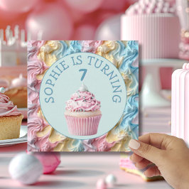 Invitación Fiesta de hielo ButterCrema Cumpleaños