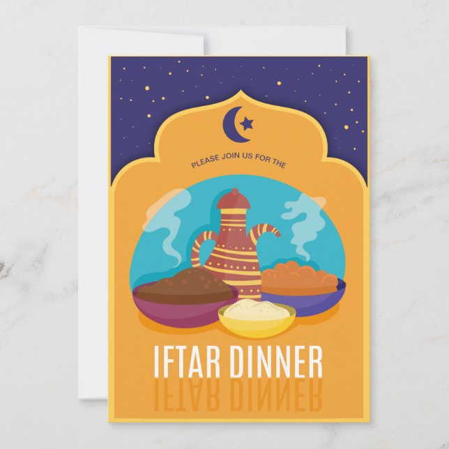 Invitación Fiesta de Iftar (Anverso)