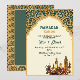 Invitación Fiesta de Iftar Cena de Ramadán 2025