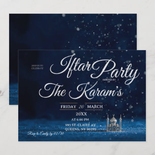 Invitación Fiesta de Iftar del Ramadán en la Mezquita Azul El