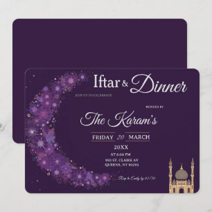Invitación Fiesta de Iftar del Ramadán en la Mezquita Mínima 