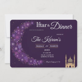 Invitación Fiesta de Iftar del Ramadán en la Mezquita Mínima