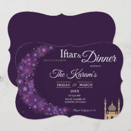 Invitación Fiesta de Iftar del Ramadán en la Mezquita Mínima 