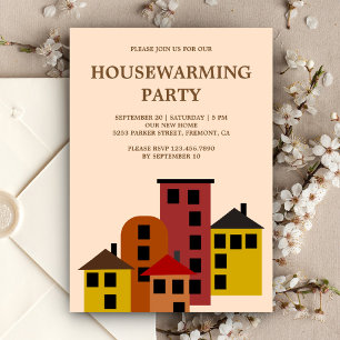 Invitación Fiesta de inauguración de apartamento urbano moder