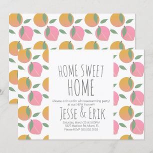 Invitación Fiesta de inauguración de casa de frutas dulces mo