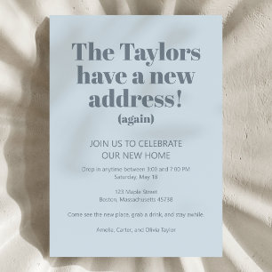Invitación Fiesta de inauguración de casa de nueva dirección 