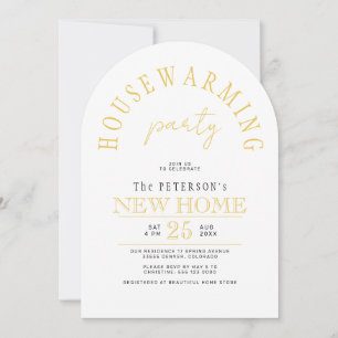 Invitación Fiesta de inauguración de casa moderna nueva