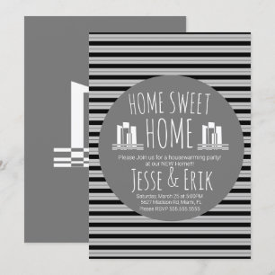 Invitación Fiesta de inauguración de casas Modern Skyline