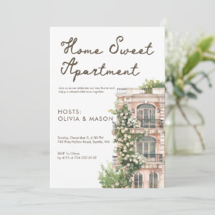 Invitación Fiesta de inauguración de elegante apartamento urb