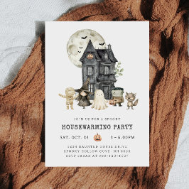Invitación Fiesta de inauguración de Halloween espeluznante