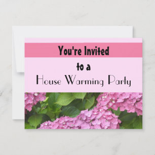 Invitación Fiesta de inauguración de la casa de Hortensia Ros