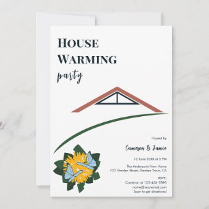 Invitación Fiesta de inauguración de la casa de Mariposas de