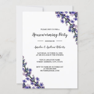 Invitación Fiesta de inauguración de la casa elegante de lava