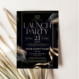 Invitación Fiesta de inauguración de la cinta de oro negro de
