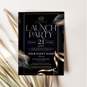 Invitación Fiesta de inauguración de la cinta de oro negro de