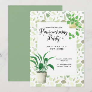 Invitación Fiesta de inauguración de Terrazzo y plantas de in