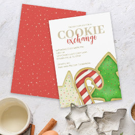 Invitación Fiesta de Intercambio de cookies de Navidades Cuit