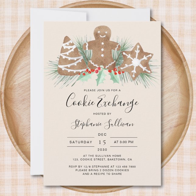 Invitación Fiesta de Intercambio de Galletas de Hombre de Jen (Subido por el creador)