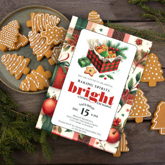 Invitación Fiesta de Intercambio de Galletas Elegantes