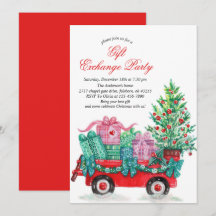 Fiesta de intercambio de regalos de Navidad con ac