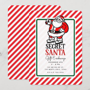Invitación Fiesta de intercambio de regalos de Navidad de San