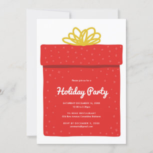 Invitación Fiesta de intercambio de regalos de vacaciones