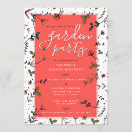 Invitación Fiesta de jardín
