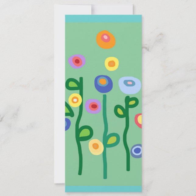 Invitación Fiesta de jardín (Anverso)