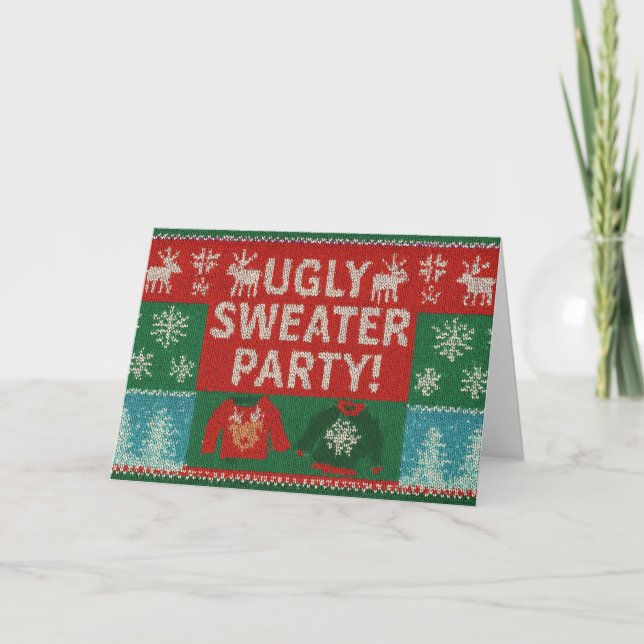 Invitación Fiesta de Jersey Feo  (Anverso)