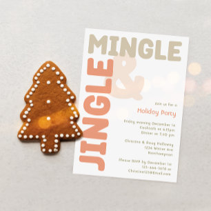 Invitación Fiesta de jingle moderno y castillos