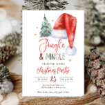 Invitación Fiesta de Jingle y Mingle Navidad de Santa Fe<br><div class="desc">æOh Qué Navidades divertidos Fiesta Holiday Santa Hat tema invitación para su celebración perfecta. æSi necesita coordinar ARTÍCULOS DE COINCIDENCIA,  por favor compruebe nuestra colección o tienda de correspondencia. ¿Tiene alguna pregunta sobre nuestros diseños o si no puede encontrar lo que busca,  por favor contáctenos: info@designmypartystudio.com Sustento</div>