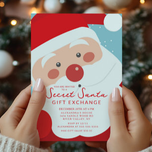 Invitación Fiesta de Jolly Secret Santa Navidades