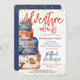 Invitación Fiesta de Jubilación Caso Adventure Aesperará