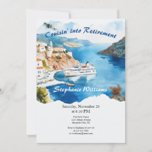 Invitación Fiesta de Jubilación Cruce Destino Grecia