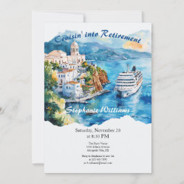 Invitación Fiesta de Jubilación Cruce Destino Grecia