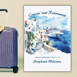 Invitación Fiesta de Jubilación Cruce Destino Grecia