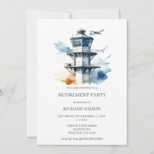Invitación Fiesta de Jubilación de Controlador de Tráfico Aér
