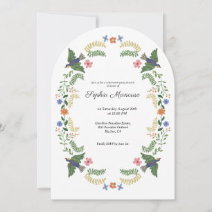 Invitación Fiesta de Jubilación de Flores
