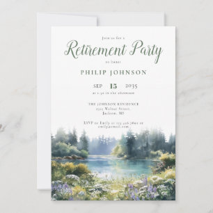 Invitación Fiesta de Jubilación de Flores Silvestres junto al