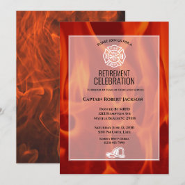 Invitación Fiesta de Jubilación de la Bomba de Bomberos