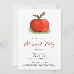 Invitación Fiesta de Jubilación de la Manzana de la Profesora