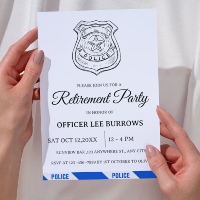 Invitación  Fiesta de Jubilación de la Policía (Subido por el creador)