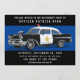 Invitación Fiesta de Jubilación de la Policía Línea Azul del 