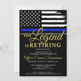 Invitación Fiesta de Jubilación de la Policía Oficial de la L