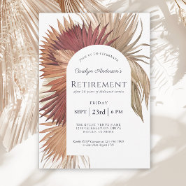 Invitación Fiesta de Jubilación de las Palmas de Ventilador T