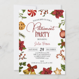 Invitación Fiesta de Jubilación de navidades