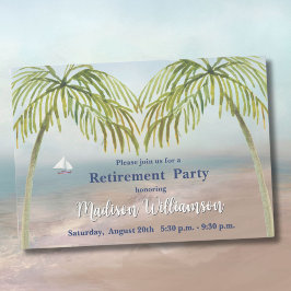 Invitación Fiesta de Jubilación de Palmeras de Playa de Acuar