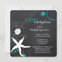 Invitación Fiesta de Jubilación de Playa Chalkboard