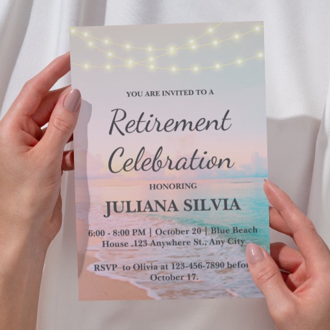 Invitación Fiesta de Jubilación de Playa Rusa (Subido por el creador)