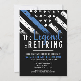 Invitación Fiesta de Jubilación de Policía